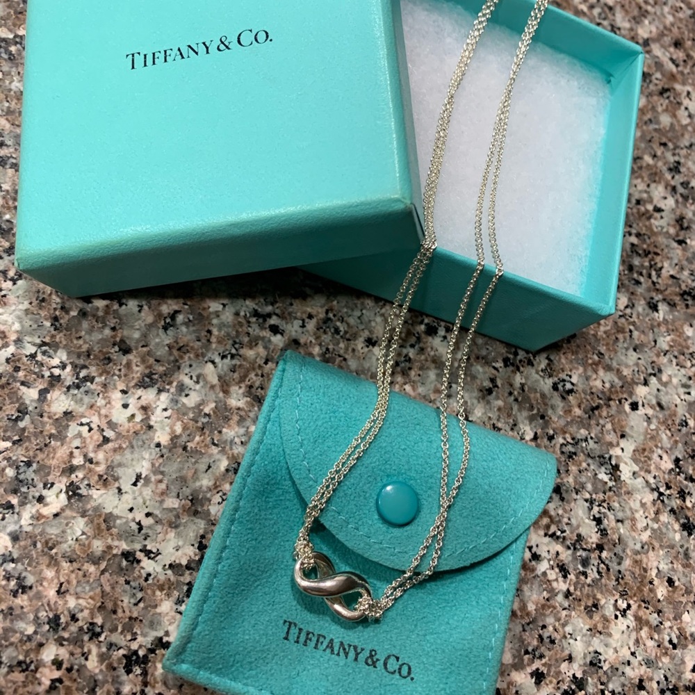 Tiffany’s Infinity Necklace.  Like New.